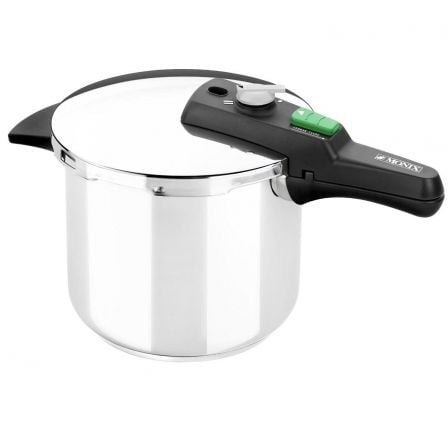 Olla a Presión Monix Quick/ Ø22cm/ 6L/ Acero Inoxidable_0