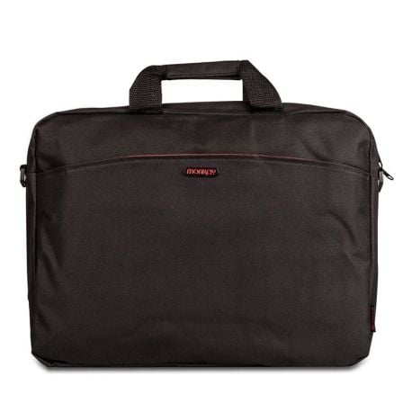 Maletín Monray Enterprise para Portátiles hasta 15.6"/ Negro/ Rojo_0