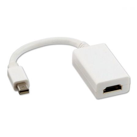 Conversor Nanocable 10.16.0602-W/ Mini DisplayPort Macho para HDMI Fêmea / 15cm / Branco