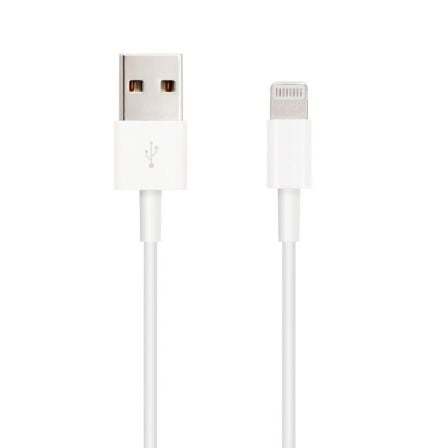 Cabo USB 2.0 Lightning Nanocable / Branco / 1m / 10.110.0401