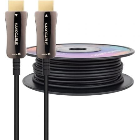 Cable HDMI 2.1 AOC 8K Nanocable 10.15.2160/ HDMI Macho - HDMI Macho/ 60m/ Negro_1