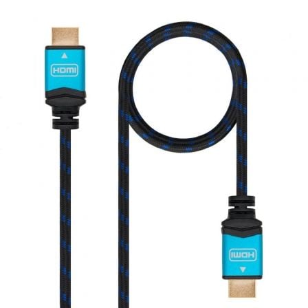 Cabo HDMI 2.0 NANO CABLE / 1m / Preto e Azul / 10.15.3701