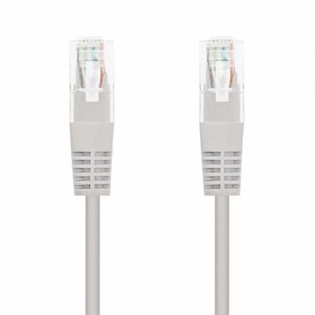 Cable de Red RJ45 Nanocable / Cat.6 / 15m / Gris / NAN-CAB_10_20_0415