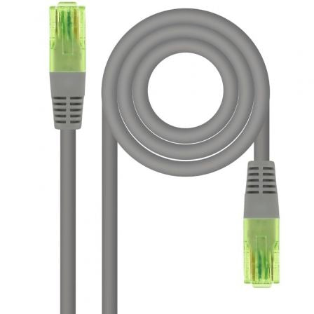 Cabo de Rede RJ45 UTP Nanocable 10.20.1410 Cat.6 / 10m / Cinza