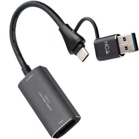 Capturadora de Video Externa Nanocable 10.15.0001/ USB Tipo-C - USB 3.0_0
