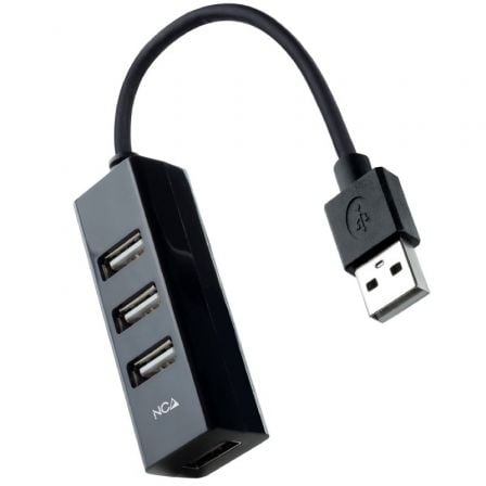 Hub USB 2.0 Nano Cable / Preto / 4xUSB / 10.16.4404