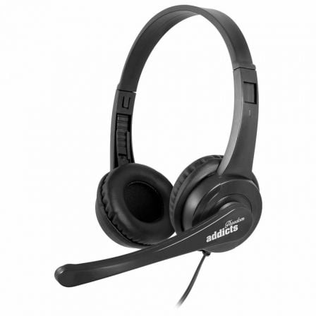 Auriculares NGS / USB / Com Microfone / Preto / VOX505USB