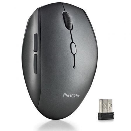 Ratón Inalâmbrico NGS / Preto / Até 1600 DPI / NGS-MOU_BEE_BLACK