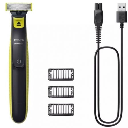 Cortabarbas Philips Oneblade QP2724/10/ con Batería/ 3 Accesorios_0