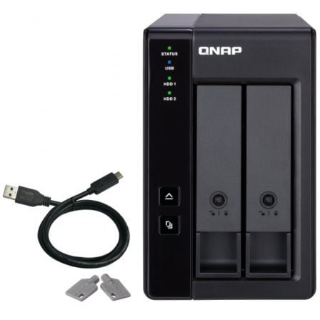 DAS QNAP TR-002/ 2 Bahías 3.5"- 2.5"/ Formato Torre_0
