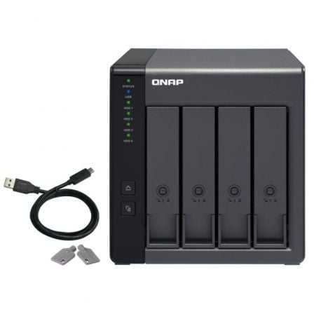DAS QNAP TR-004/ 4 Bahías 3.5"- 2.5"/ Formato Torre_0