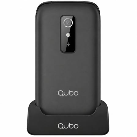 Teléfono Móvil Qubo P-220BKC 4G para Personas Mayores/ Negro_0