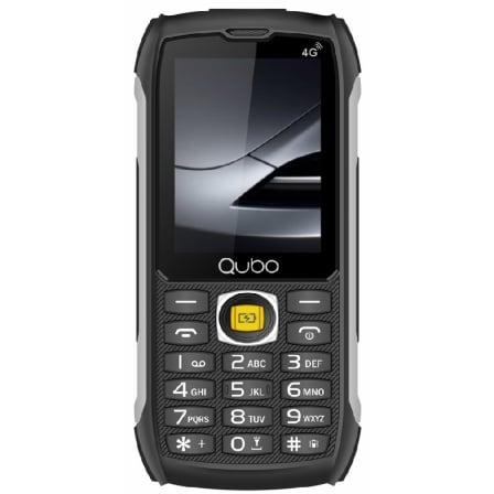 Teléfono Móvil Rugerizado Qubo ST-002 para Personas Mayores/ Negro_0