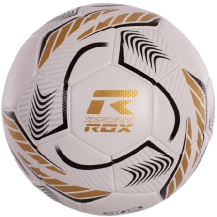 Balón de Fútbol Rox Sport R-Comand/ Blanco y Dorado_0