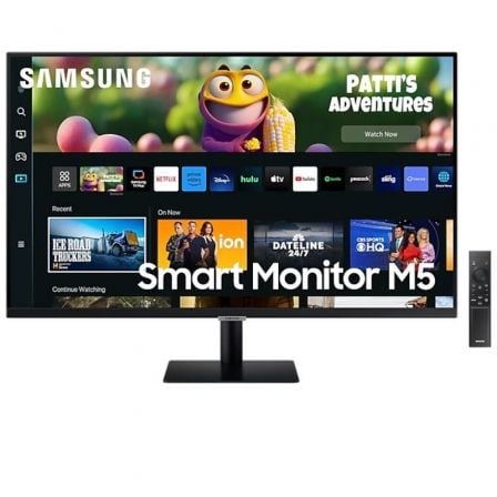 Monitor Samsung M5 / 27" / Full HD / Smart TV / Multimedia / Preto / MN5565371