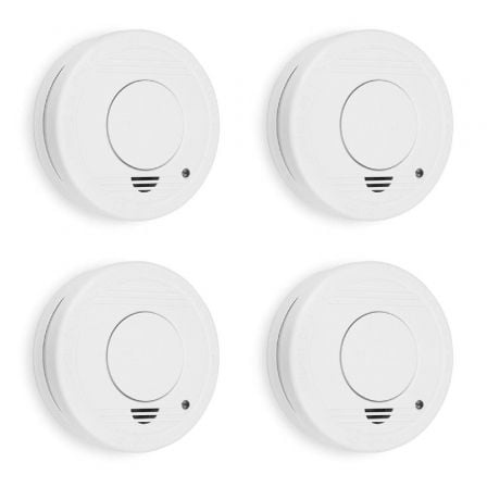Detector de Humo Smartwares 10.100.41/ 4 Unidades_0