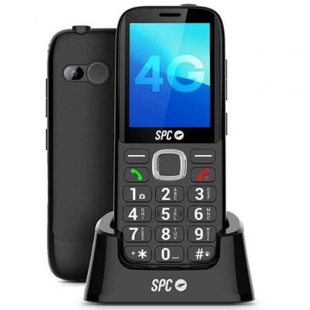 Teléfono Móvil SPC Fortune 2 Max 4G para Personas Mayores/ Negro_0