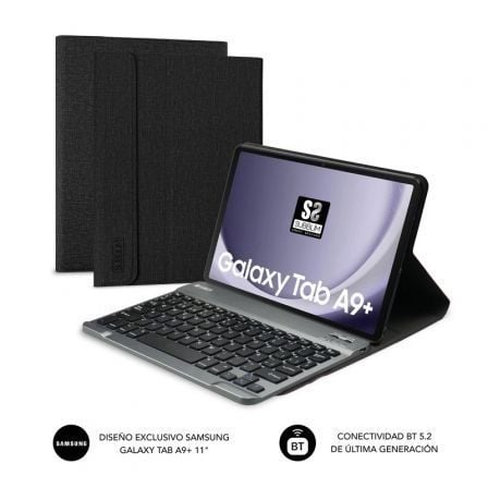 SUBBLIM SUBKT3-BTS060 teclado para móvil QWERTY Español Bluetooth Negro_0