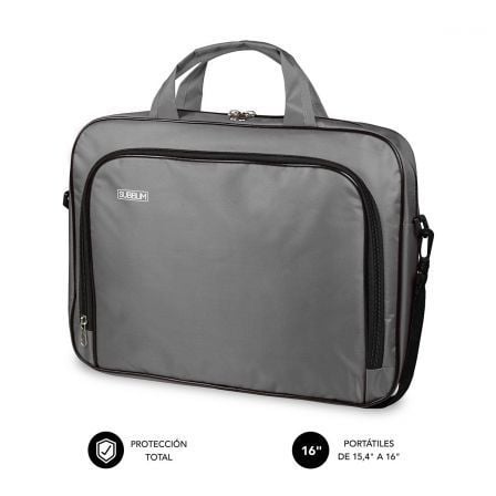 Maletín Subblim Oxford para Portátiles hasta 16"/ Gris_0