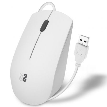 Ratão SUBBLIM / Silencioso / Até 1200 DPI / Branco / PE20505095