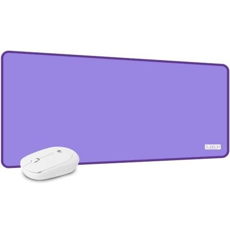 Set Ratón Inalámbrico y Alfombrilla Subblim Harmony Purple/ Hasta 1200 DPI_0