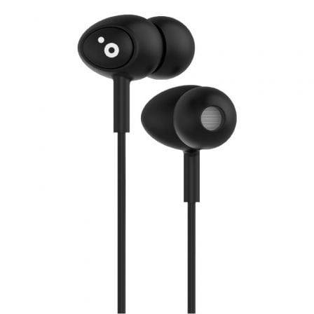 Auriculares Intrauditivos Sunstech / Con Micrófono / Jack 3.5 / Preto / SUN-AUR_POPSBK