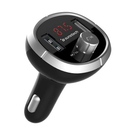 Transmisor FM/ MP3/ Bluetooth Sunstech FMT400BTUSB_0