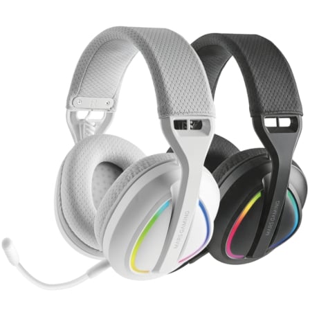 Auriculares Gaming Inalámbricos con Micrófono Mars Gaming MHW-QUASAR/ Jack 3.5/ Bluetooth/ Blancos_0