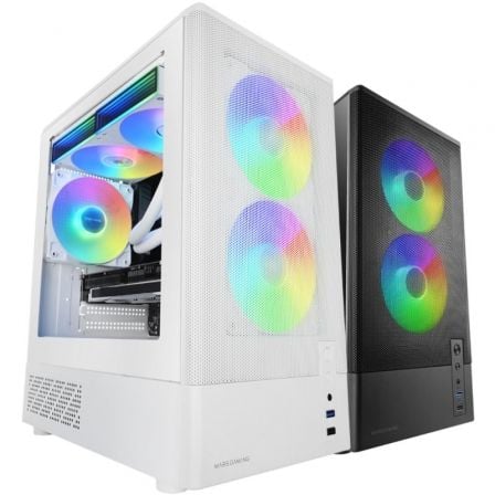 Caja Gaming Minitorre Mars Gaming MC-ONYX/ Blanca_0