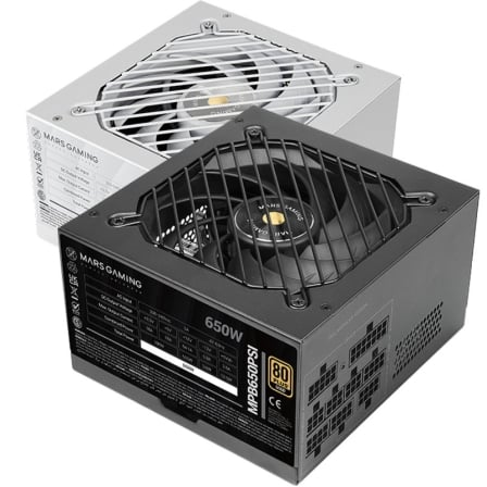 Fuente de Alimentación Mars Gaming MPB650PSI/ 650W/ Ventilador 12cm/ 80 Plus Gold_0