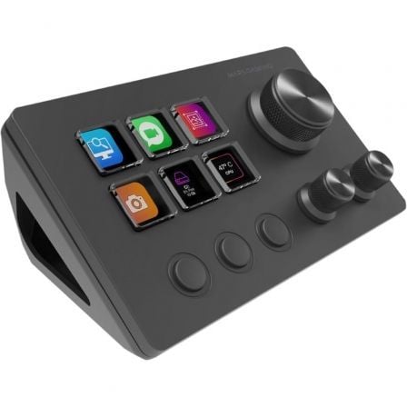 Control Deck Mars Gaming MSD-TWO/ 6 Teclas LCD/ 3 Ruedas/ 3 Botones/ Negro_0