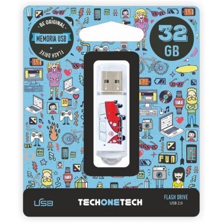 Pendrive 32GB Tech One Tech Camper VAN-VAN USB 2.0_0