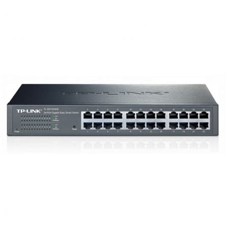 TP-Link TL-SG1024DE Gestionado L2 Gigabit Ethernet (10/100/1000) 1U Negro_0