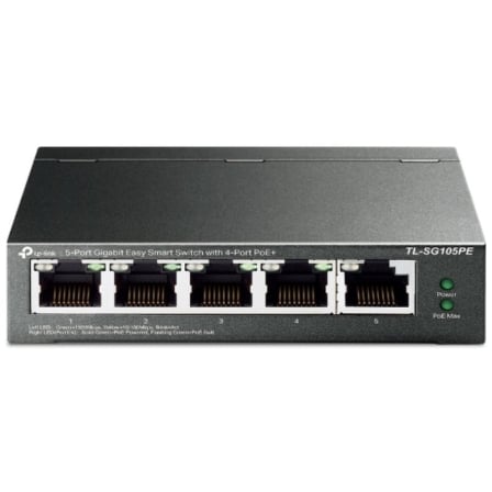 Switch TP-Link TL-SG105PE 5 Puertos/ RJ-45 10/100/1000 PoE_0