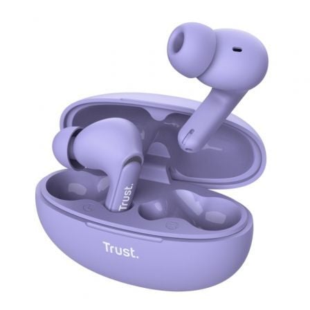 Auriculares Bluetooth Trust Yavi / Morados / TRU-AUR_EARB_YAVI_MO