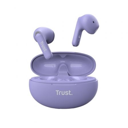 Auriculares Bluetooth Trust Yavi / Morados / TRU-AUR_EARP_YAVI_MO