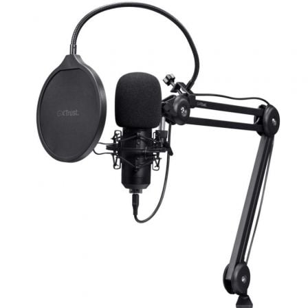 Micrófono Gaming Trust Gaming GXT 270 Emita II+ 25770/ USB/ Negro_0
