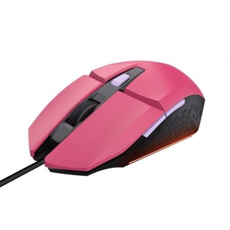 Ratón Gaming Trust Gaming GXT 109 Felox / Até 6400 DPI / Rosa