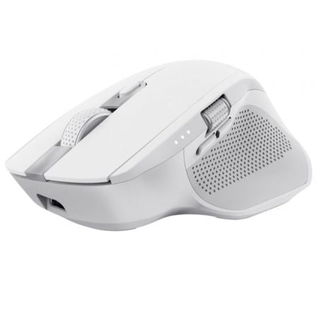 Ratón Inalámbrico Bluetooth Trust Ozaa+ / Blanco / Até 3200 DPI / Batería Recargável