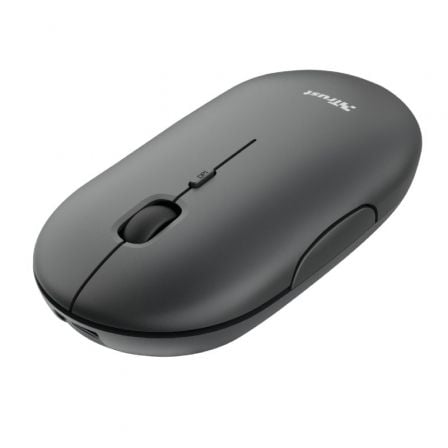 Ratón Inalámbrico Trust / Preto / Batería recargável / Até 1600 DPI / TRU-MOU_PUCK_BK