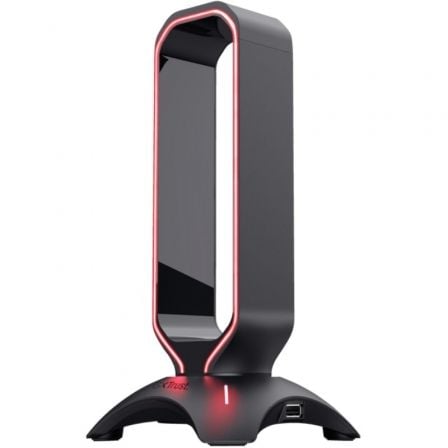 Kit Suporte Trust Gaming GXT 265 / Preto / HUB USB