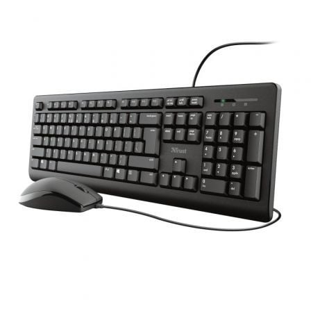 Teclado e Ratão TRUST / Preto / TKM-250