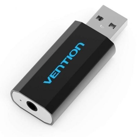 Tarjeta de Sonido Vention VAB-S15-B/ USB Macho - Jack 3.5 Hembra_0
