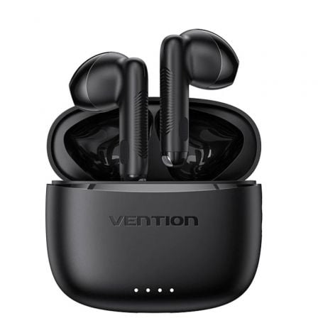 Auriculares Bluetooth Vention / Preto / E03 NBHB0 / Autonomia 6h