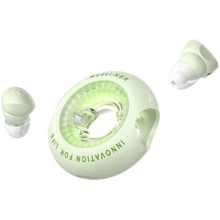 Auriculares Bluetooth Vention NBRG0 con estuche de carga/ Autonomía 6h/ Verdes_1