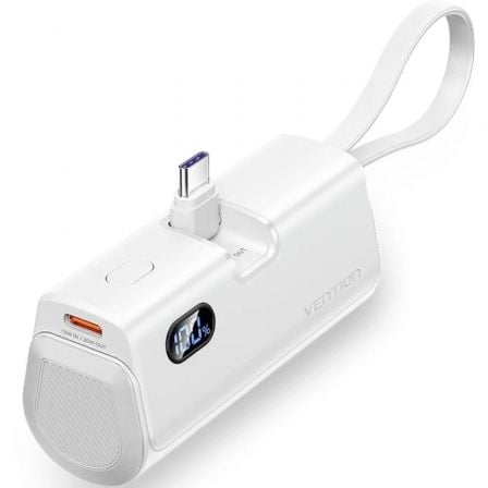 Powerbank 4800mAh Vention FHQW0/ 22.5W/ Blanca_0