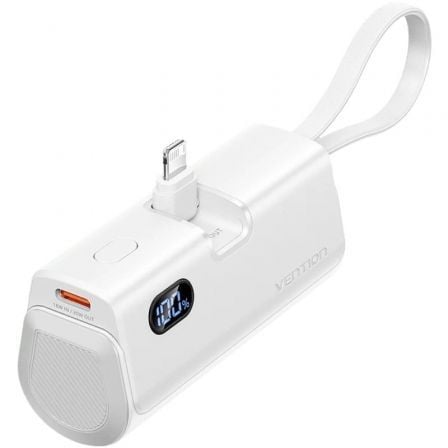 Powerbank 4800mAh Vention FHRW0/ 22.5W/ Blanca_0