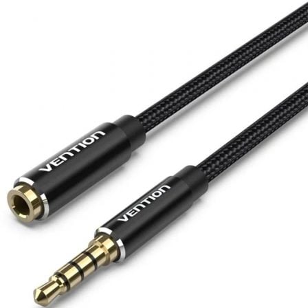 Cable Audio TRRS 3.5mm Male to 3.5mm Female Vention BHCBJ 5m Black_0