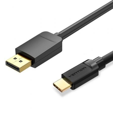 Cable Conversor Vention / USB Tipo-C Macho - Displayport Macho / 1m / Preto / VEN-CAB_CGYBF