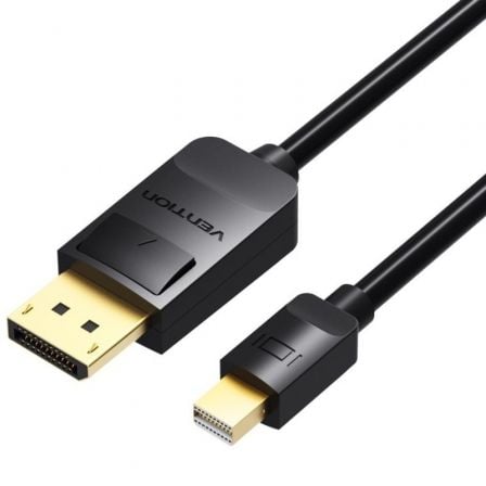 Cable Conversor Vention / Mini DisplayPort Macho - DisplayPort Macho / 2m / Preto / VEN-CAB_HAABH